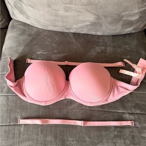 Victoria's Secret Light Pink Strapless Convertible Bra